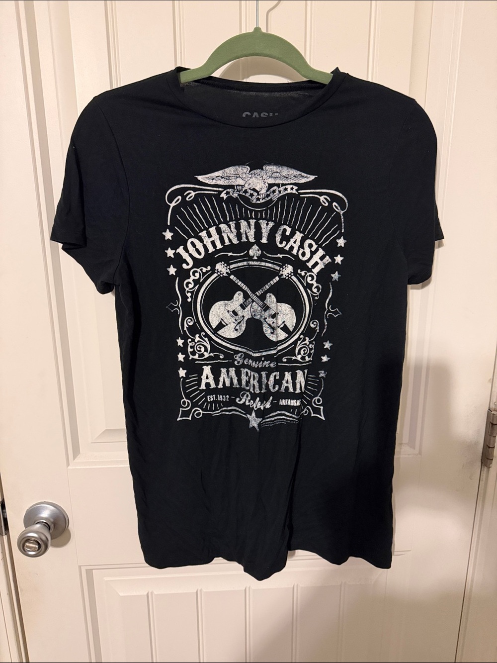 Johnny Cash Black Graphic Tee - Classic American Design
